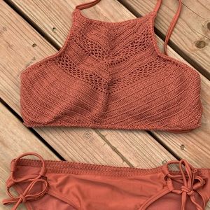 Burnt Orange Swim Suit